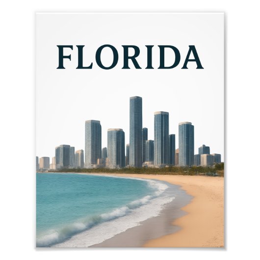 Florida-Wandkunst Fotodruck (Vorne)