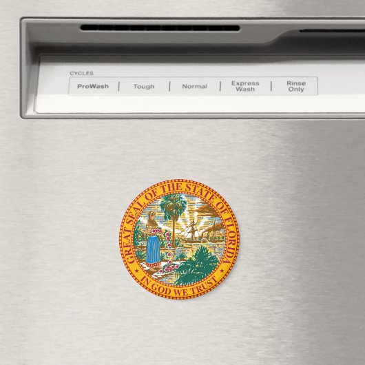 Florida Wappen Magnet (In Situ (Geschirrspüler))