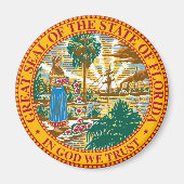 Florida Wappen Magnet (Vorne)