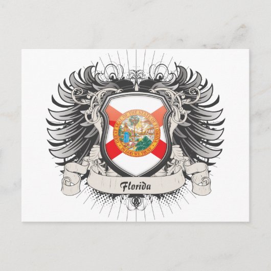 Florida Wappen Postkarte (Vorderseite)
