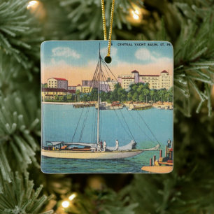 Florida-Wasserfront in St. Petersburg Keramikornament