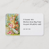 Florida Water Köln mit Cabbage Rose Visitenkarte (Vorderseite)