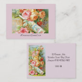 Florida Water Köln mit Cabbage Rose Visitenkarte (Vorne/Hinten)