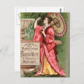 Florida Water Parfüm 1881 Werbung Postkarte (Vorne/Hinten)