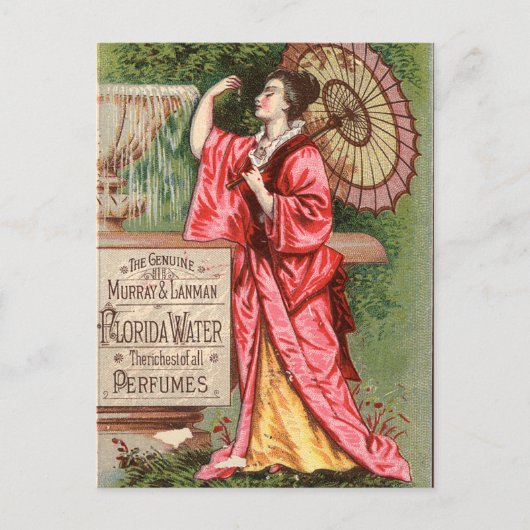 Florida Water Parfüm 1881 Werbung Postkarte (Vorderseite)