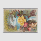 Florida Water Viktorianisch Ad-Trade-Card-Fahrzeug Seidenpapier (Vorderseite)