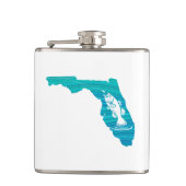 Florida Wave Fishing Flachmann (Vorderseite)