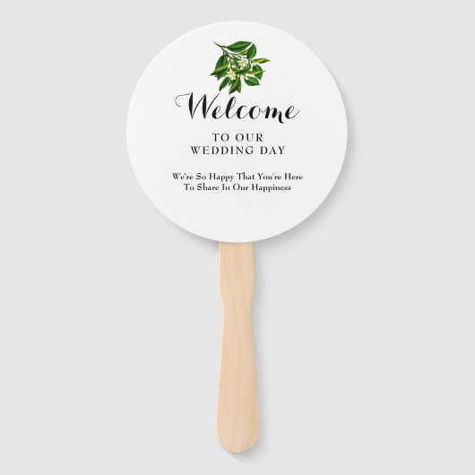 Florida Wedding Destination Fächer (Rückseite)