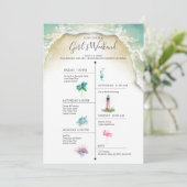 Florida Wedding Weekend Timeline Zielort (Stehend Vorderseite)