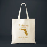 Florida Wedding Welcome Bag für Hotelgäste, Tasche<br><div class="desc">Hochzeitswochenende Begrüßungsgeschenk-Tasche für Gäste aus der Stadt,  um Ihre Hochzeit,  mit dem Bild von Florida. Fülle die Tasche mit deinen Lieblingsgoodies.</div>