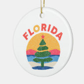 Florida Weihnachten Keramik Ornament (Links)
