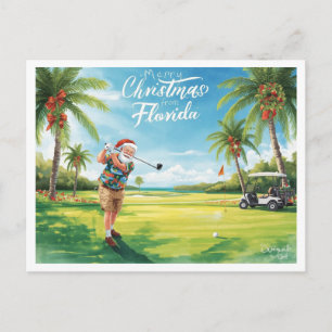 Florida Weihnachten Santa Golf spielen
