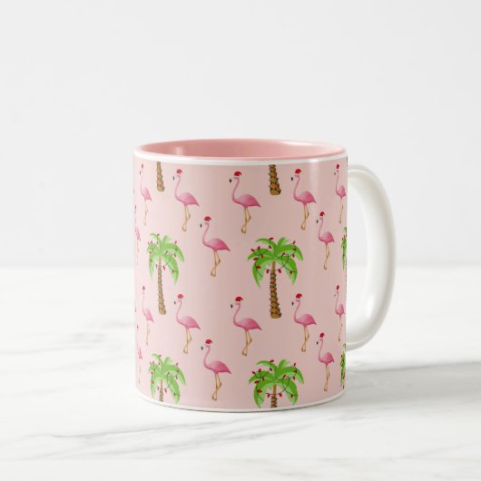Florida Weihnachts-Tasse Zweifarbige Tasse (VorderseiteRechts)