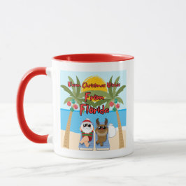 Florida Weihnachtskaffee-Tasse Tasse