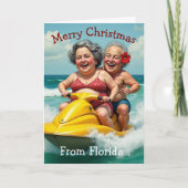 Florida Weihnachtskarte Karte (Vorderseite)