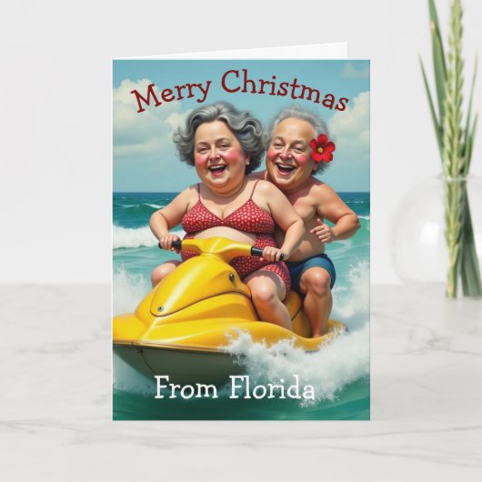 Florida Weihnachtskarte Karte (Vorderseite)