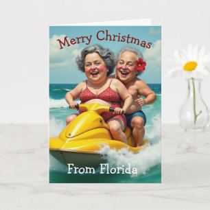 Florida Weihnachtskarte Karte