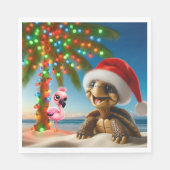 FLORIDA WEIHNACHTSPARTY SERVIETTEN (Vorderseite)