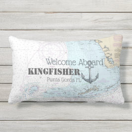 Florida Welcome Bard Boat Name Chart + Anker Kissen Für Draußen