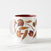 Florida wetand Blätter Zweifarbige Tasse (Vorderseite Links)