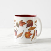 Florida wetand Blätter Zweifarbige Tasse (VorderseiteRechts)