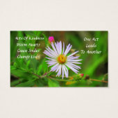 Florida Wildblume Random Acts of Kindness Card (Rückseite)