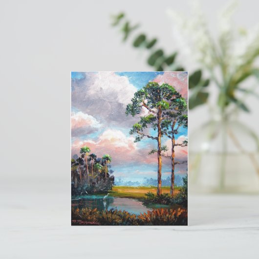 Florida Wilderness Postkarte (Stehend Vorderseite)