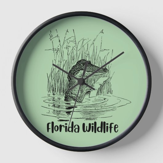 Florida Wildlife Clock Uhr (Vorderseite)
