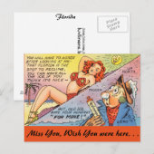 Florida, Winter Postkarte (Vorne/Hinten)