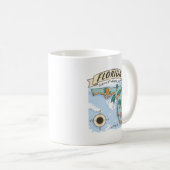FLORIDA WIR SIND F*CKING WEIRD UNITED STAATEN MAP KAFFEETASSE (VorderseiteRechts)