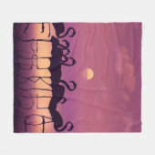 Florida wird in den Beinen einer Herde f Fleecedecke (Vorderseite (Horizontal))