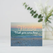 Florida - Wish you were here Postkarte (Stehend Vorderseite)
