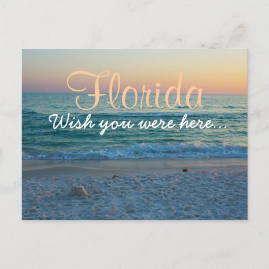 Florida - Wish you were here Postkarte (Vorderseite)
