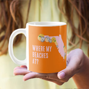 Florida, wo meine Strände Custom  Kaffeetasse