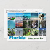 Florida Wünschenswert Sie waren hier Postkartenfot Postkarte (Vorne/Hinten)