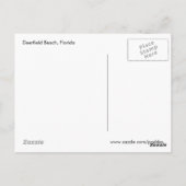 FLORIDA, wünschst du wärst hier, Postkarte (Rückseite)