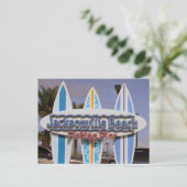 Florida: Zeichen von Jacksonville Beach & Fishing  Postkarte (Stehend Vorderseite)