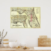 Florida Zentral- und Halbinselbahn Poster (Küche)