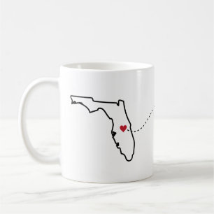 Florida zu Kentucky - Heart2Heart-Kaffee Kaffeetasse