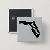 Florida Zuhause Button Abzeichen Sunshine Staat (Vorne & Hinten)