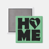 Florida Zuhause Heart Staat Kühlschrankmagnet (Vorderseite/Rückseite)