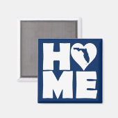 Florida Zuhause Heart Staat Kühlschrankmagnet (Vorderseite/Rückseite)