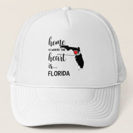 Florida Zuhause ist das Herz Truckerkappe