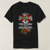 Florida Zuhause Maryland Roots Staat freie Liebe G T-Shirt (Design vorne)