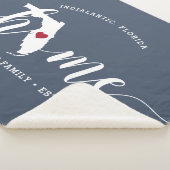 Florida Zuhause Staat Personalisiert Sherpadecke (3/4)