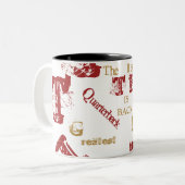 FLORIDA ZWEIFARBIGE TASSE (Vorderseite Links)