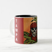 FLORIDA ZWEIFARBIGE TASSE (Vorderseite Links)