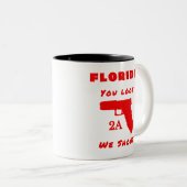 Florida Zweite Änderung Freiheit Zweifarbige Tasse (VorderseiteRechts)