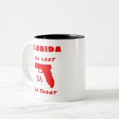 Florida Zweite Änderung Freiheit Zweifarbige Tasse (Vorderseite Links)