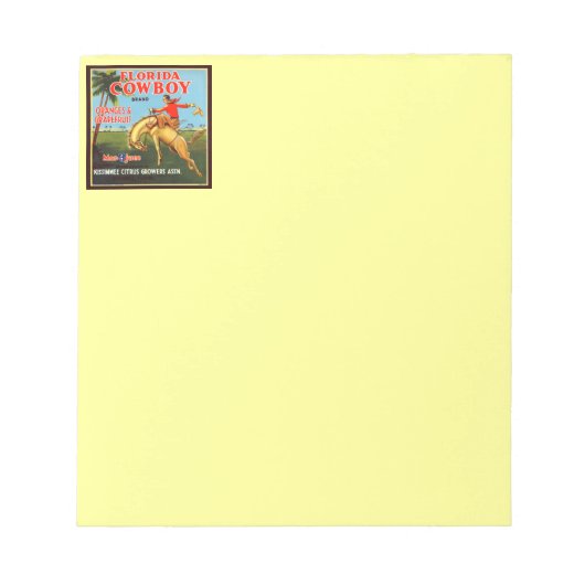 Floridacowboy Notizblock (Vorderseite)